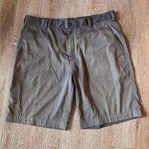 Nike Men's Charcoal Flat Front Shorts